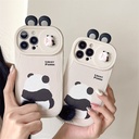Furry Panda Phone Case — Cute & Protective Cover