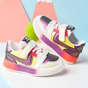 Girls’ board shoes with a breathable leather upper