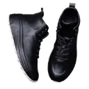 حذاء رجالي من الجلد الطبيعي بتصميم عصري وكاجوال