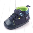 Casual Soft-Soled Baby Canvas Shoes with Velcro Closure
