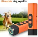 Rechargeable Ultrasonic Dog Repeller and Training Device with LED Flashlight