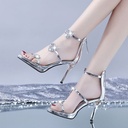 Women's Fashion Elegant Stars Heart Bag Heel Sandals