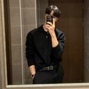 Men's Lapel Loose Korean Style Bottoming Sweater Top