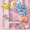 An elegant balloon set for celebrating the arrival of a newborn and birthdays, adding a touch of luxury and joy to special moments, making them even more memorable 