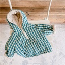 Fleece-lined Cotton Padded Coat Girls' Winter Coat