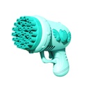32-hole Angel Bubble Machine Electric Luminous Bubble Gun Gatling Bubble Water Children's Toy Night Market Stall Wholesale
