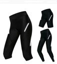 Pure Black Breathable Reflective Cycling Pants