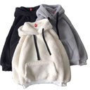 Faux Lamb Wool Sweater Women Autumn And Winter Plus Velvet
