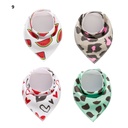 Saliva towel double fleece baby bib bib
