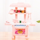 Children's play house tableware kitchen toy set