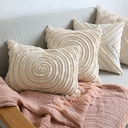  Original Modern Simple Natural Style Sofa Bedroom Cotton Bud Cushion Pillow Waist Pillow Square Pillow Cover Cover