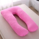 Multifunctional Pillow For Pregnant Women Lying On The Side, Pure Cotton Removable And Washable U Type