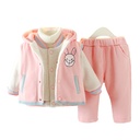 Cartoon hoodie three-piece suit