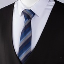 Polyester Jacquard Tie Stripes Individually Packed