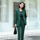 Fashion Slim Temperament Ladies Mid Length Suit
