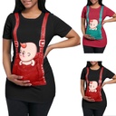 summer new European and American short-sleeved large size maternity dress pregnant women T-shirt round neck shirt