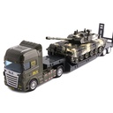 Children's Toy Car Tank Excavator Transport Vehicle Engineering Vehicle Set Simulation Model Boy Flatbed Trailer Toy