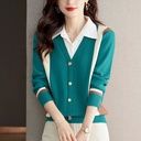 Women's Fashion Casual Multicolor Top Bottoming Shirt