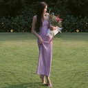 Elegant Gentle Design High Waist Dress