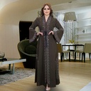 A women's abaya with an authentic Arabic design 