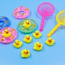Water Playing Toy Little Yellow Duck Baby Boys And Girls Bathing Swimming Set