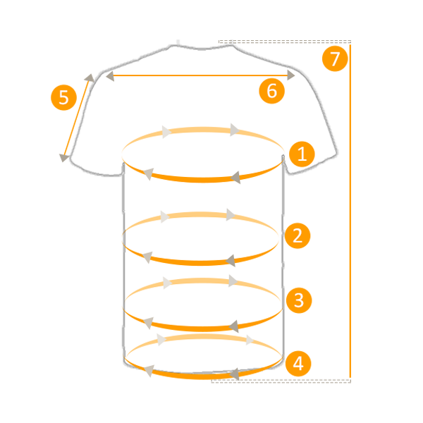 T-shirts size guide